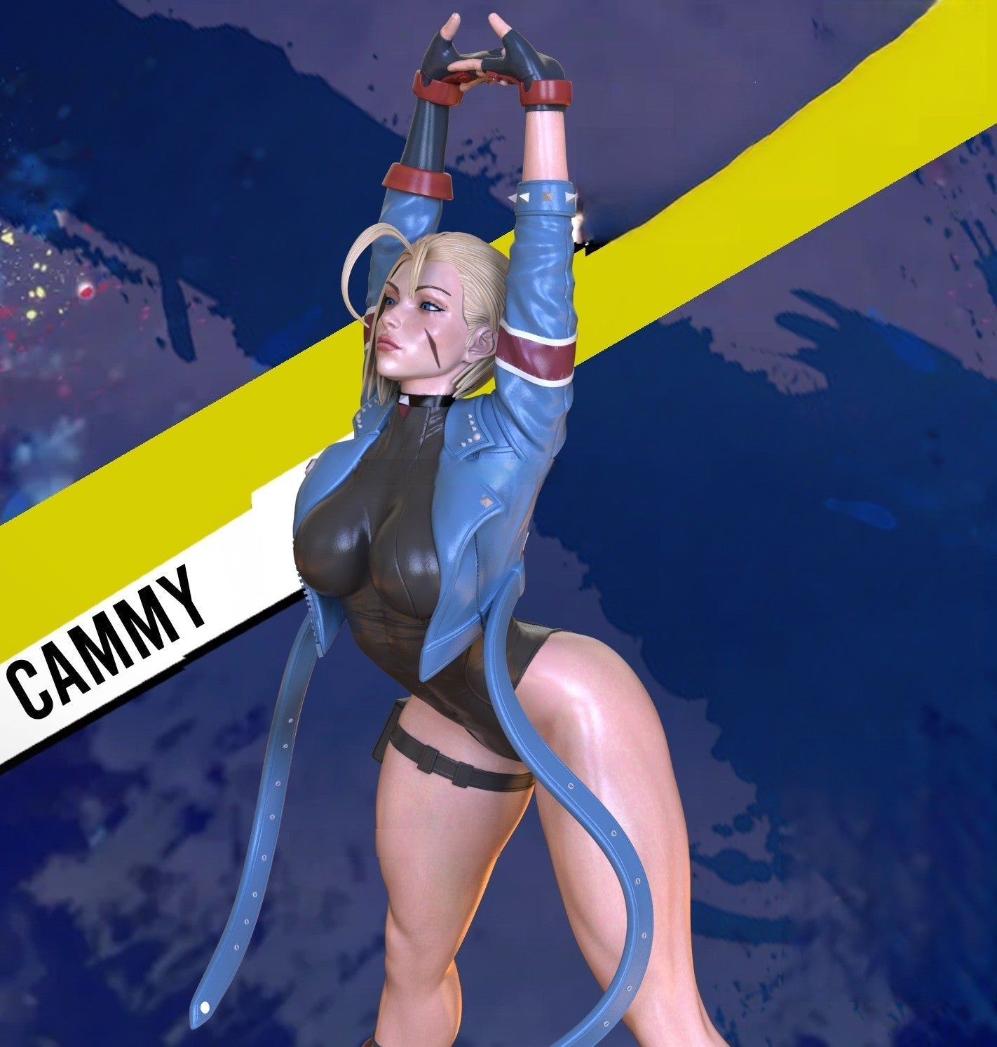 0493 Cammy NSFW - Street Fighter (1351) - STL 3D Print Files