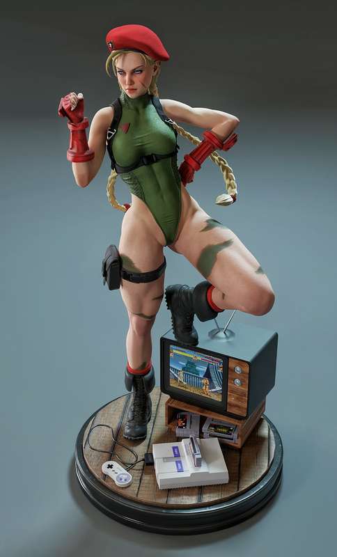 0564 CAMMY street fighter - STL 3D Print Files