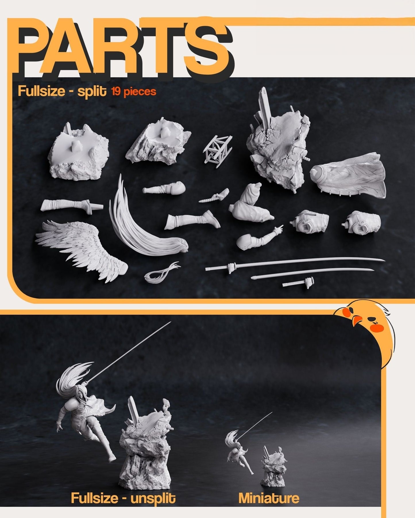 0469 Sephiroth - Final Fantasy VII (1269) - STL 3D Print Files