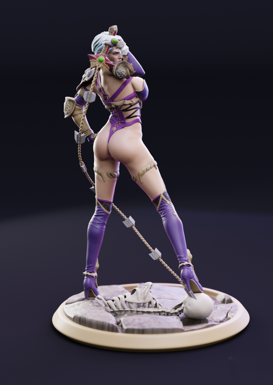 0961 Ivy - SoulCalibur (1933) - STL 3D Print Files