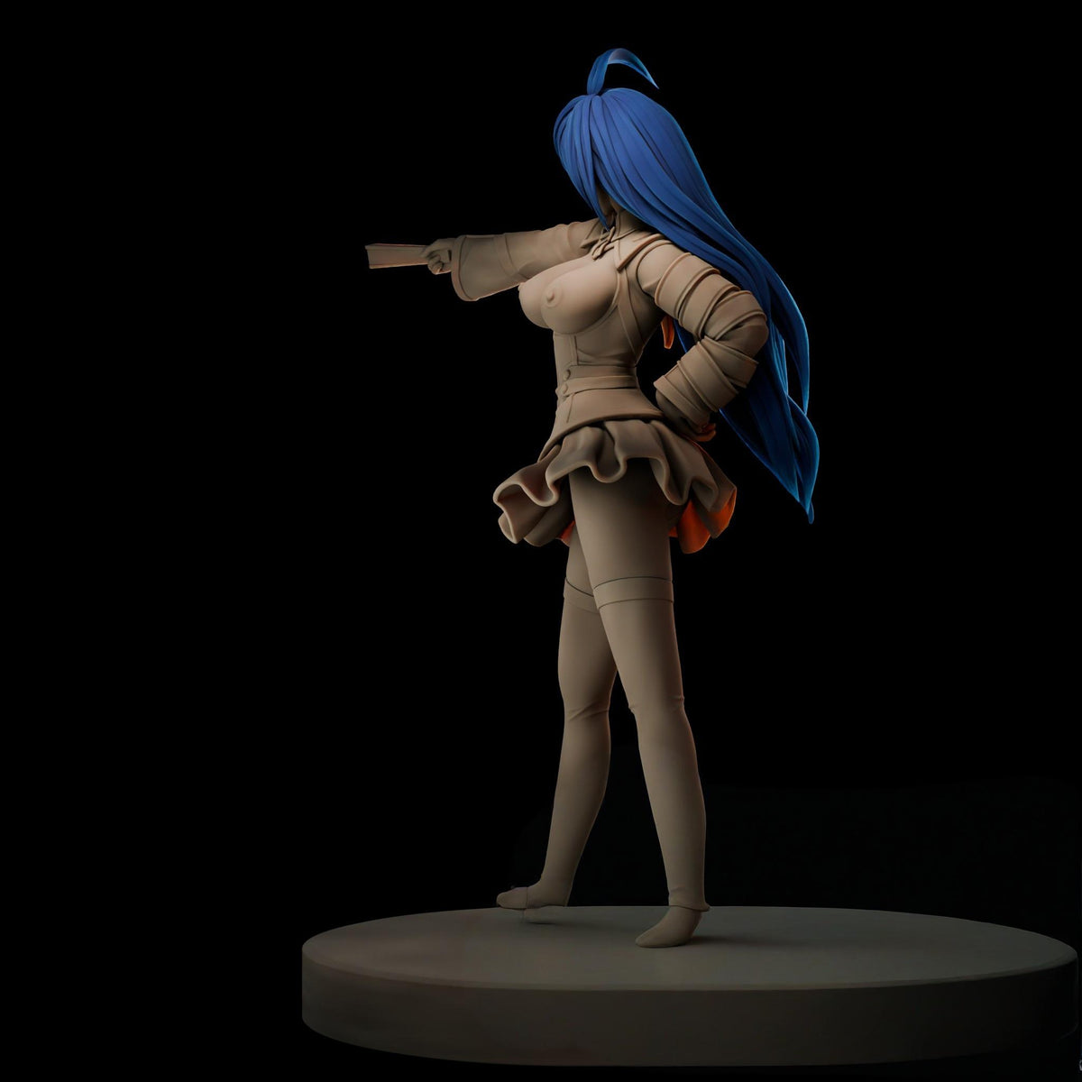 1829 Medaka Kurokami_Medaka Box NSFW - STL 3D Print Files
