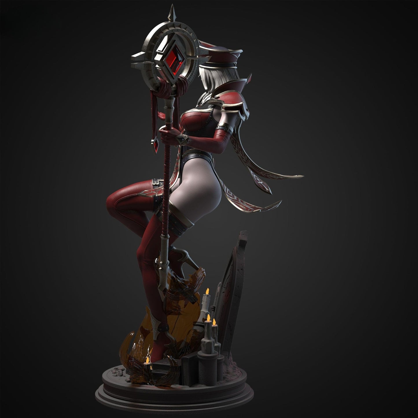 0641 Sally Whitemane NSFW - World of Warcraft (4238) - STL 3D Print Files