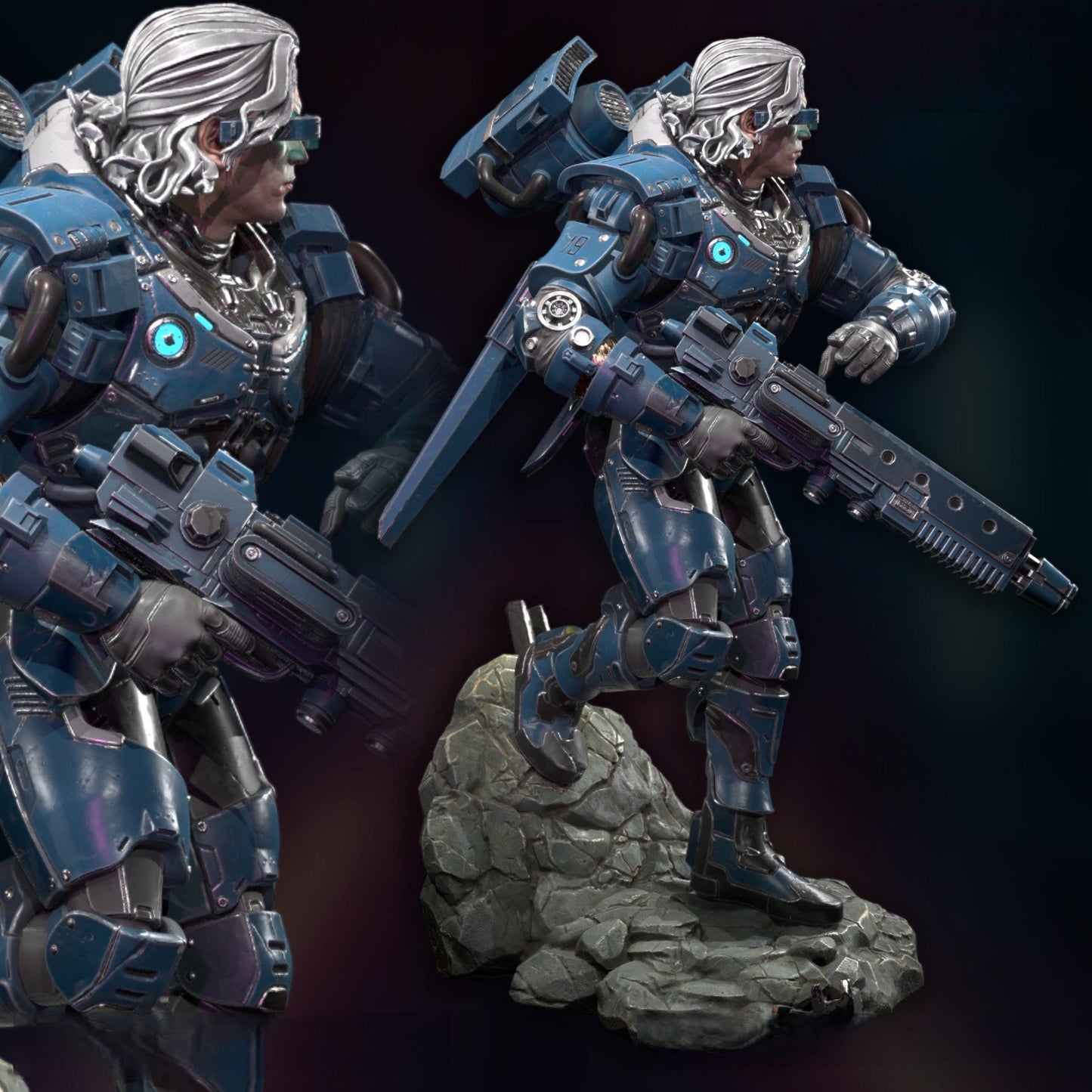0677 Captain Aris - STL 3D Print Files