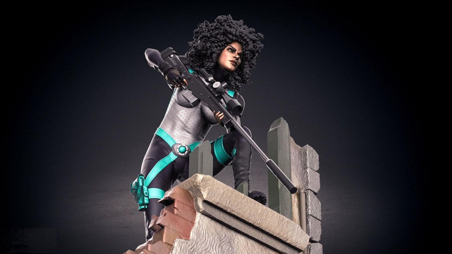 0117 Domino - Marvel Comics (1538) - STL 3D Print Files