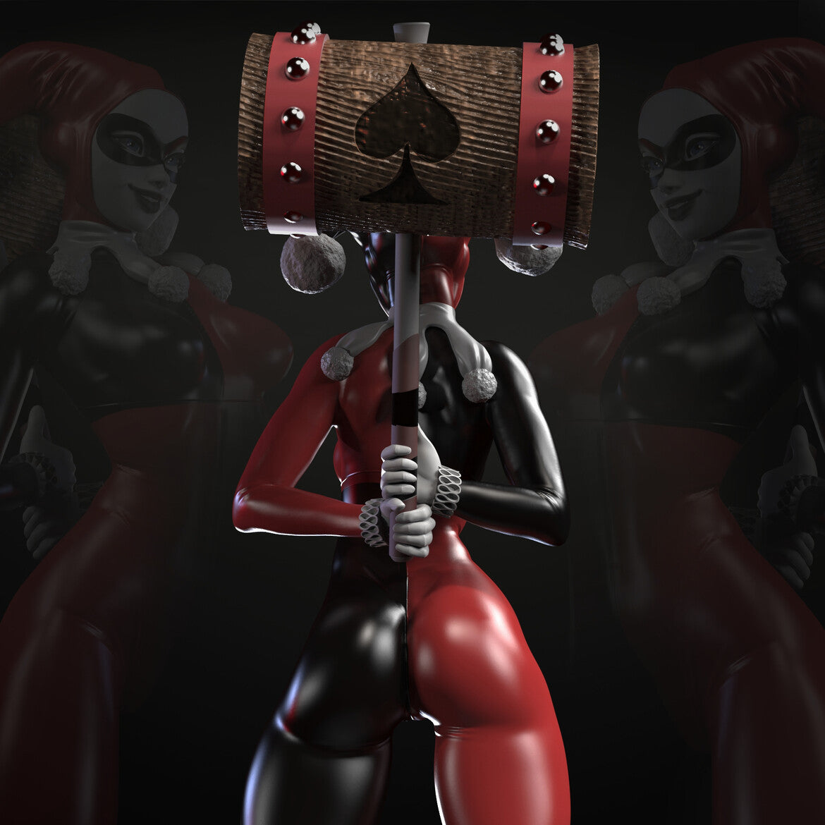 0736 Harley Quinn Classic NSFW - STL 3D Print Files