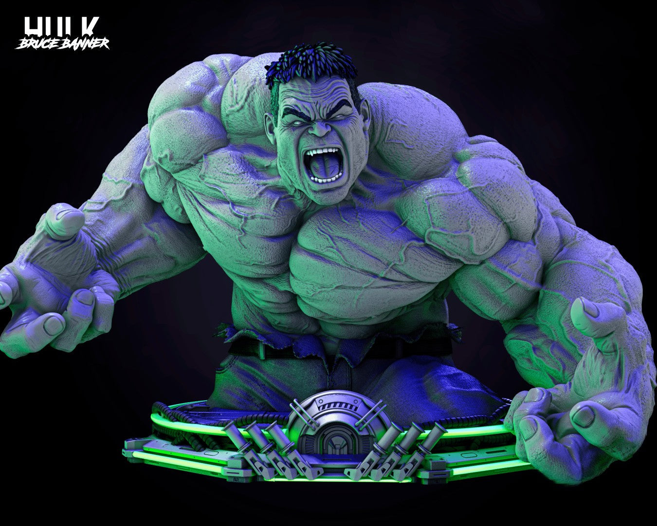 0432 Hulk 2023 Bust - Marvel Comics (1430) - STL 3D Print Files