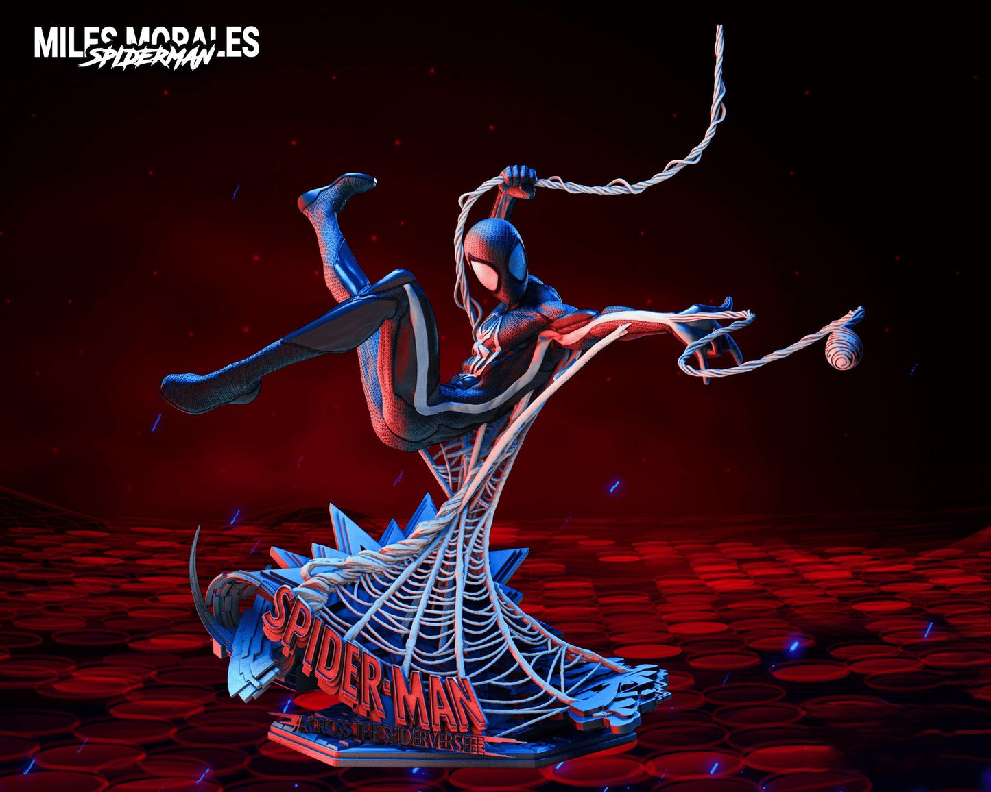0122 Miles Morales - Spider-Man (1490) - STL 3D Print Files