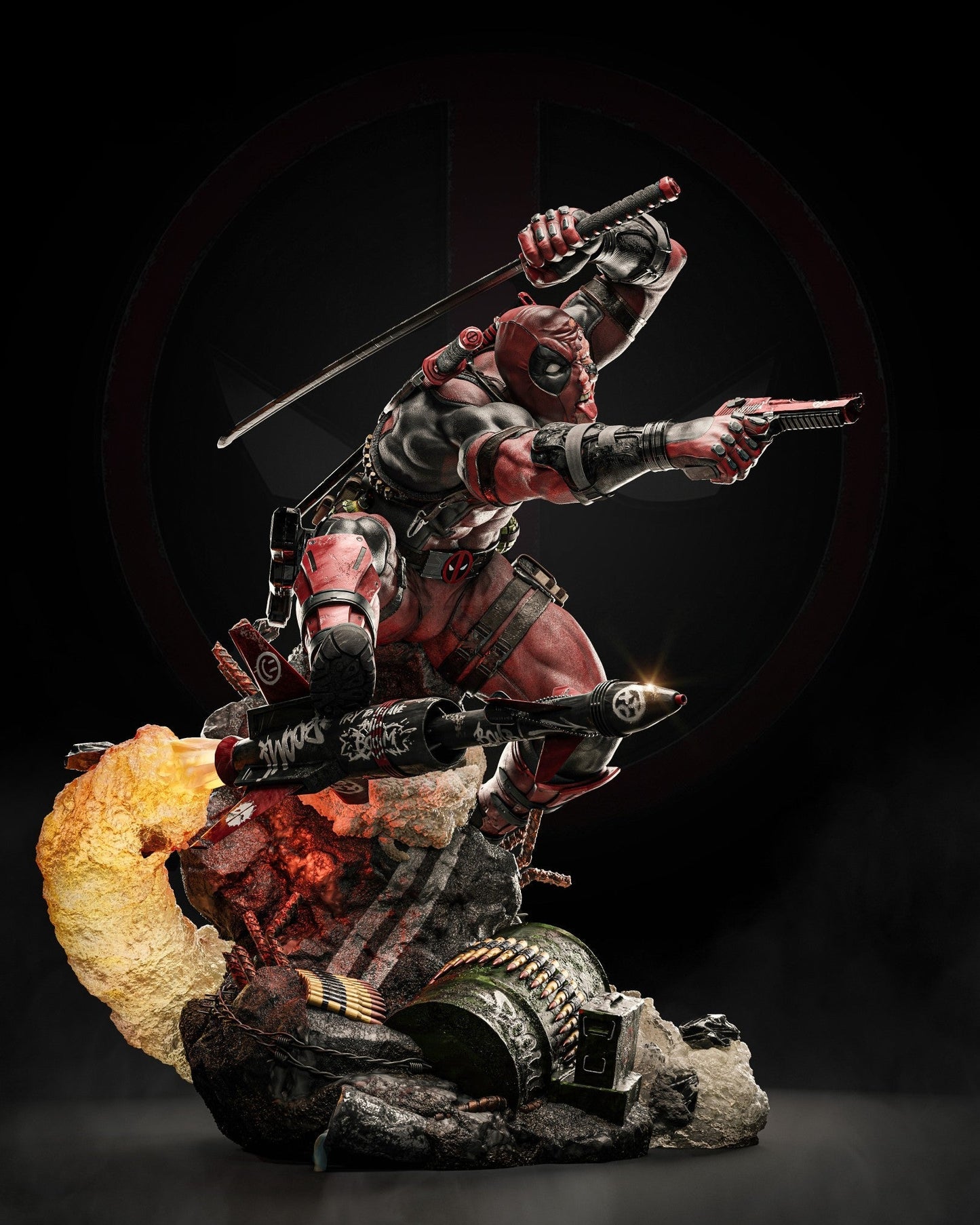 0116 Deadpool - Marvel Comics - STL 3D Print Files