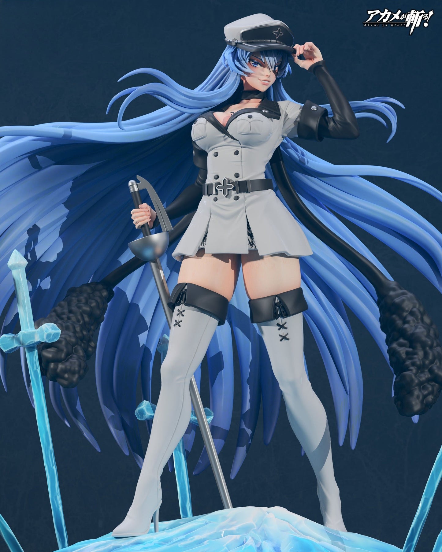 0714 Esdeath - Akame Ga Kill! - STL 3D Print Files