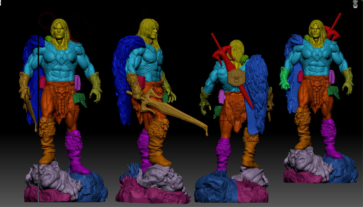0129 He-Man (1527) - STL 3D Print Files