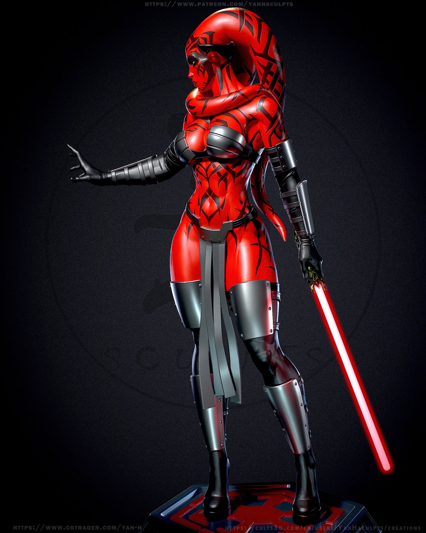 0875 Darth Talon - STL 3D Print Files