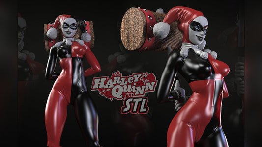 0736 Harley Quinn Classic NSFW - STL 3D Print Files
