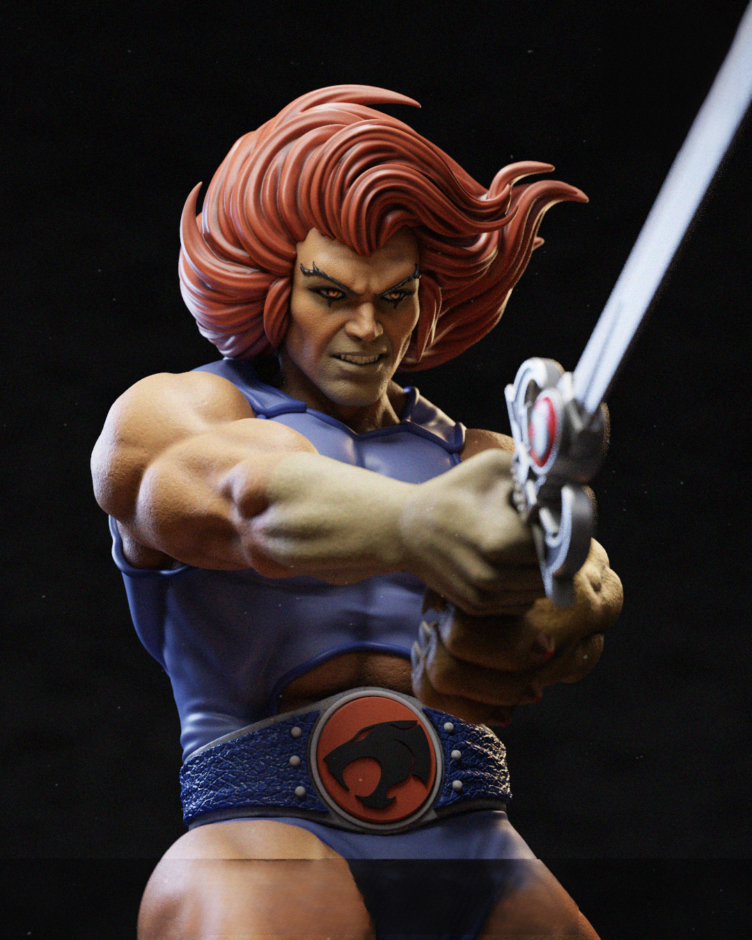 0709 Lion-O - ThunderCats (1416) - STL 3D Print Files