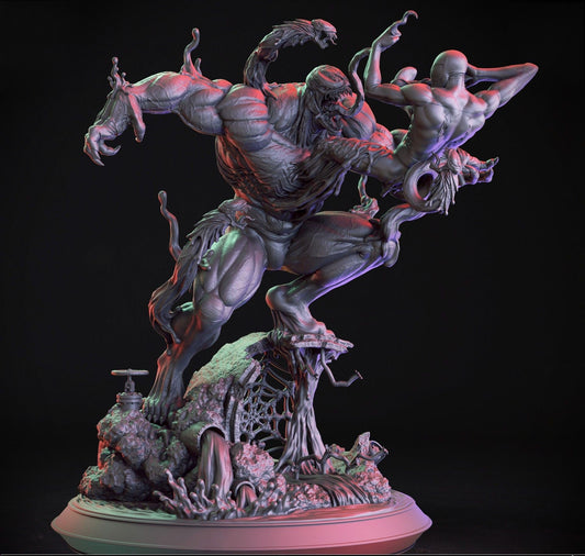 0121 Spider-Man VS Venom (1483) - STL 3D Print Files