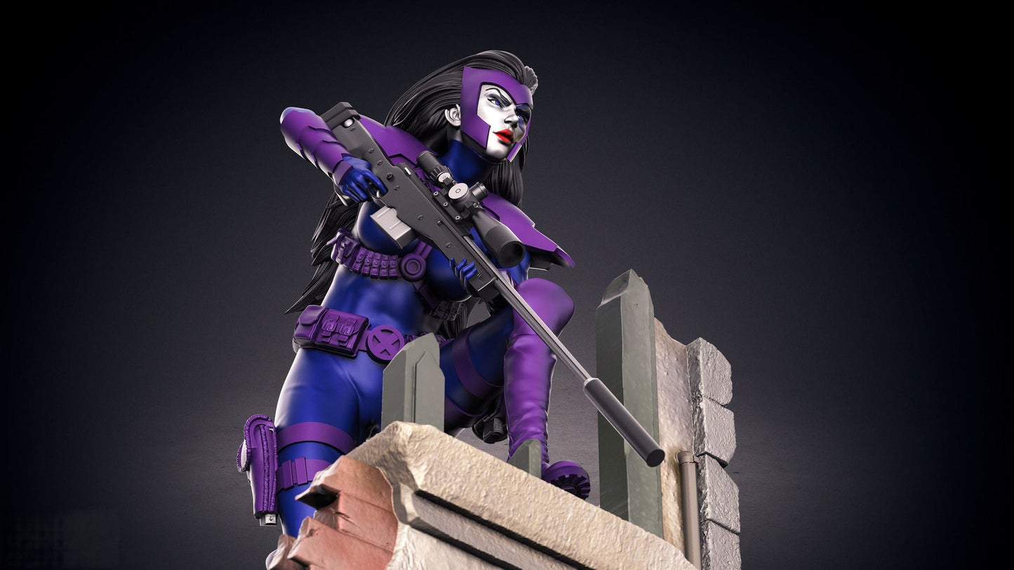 0117 Domino - Marvel Comics (1538) - STL 3D Print Files