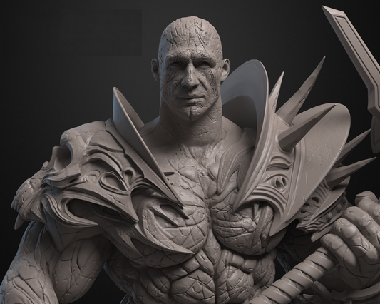 0723 Bolvar Fordragon The Lich King - World of Warcraft - STL 3D Print Files