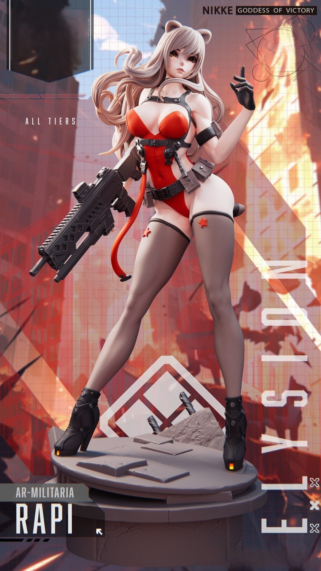 0437 Rapi NSFW - Nikke Goddess of Victory - STL 3D Print Files
