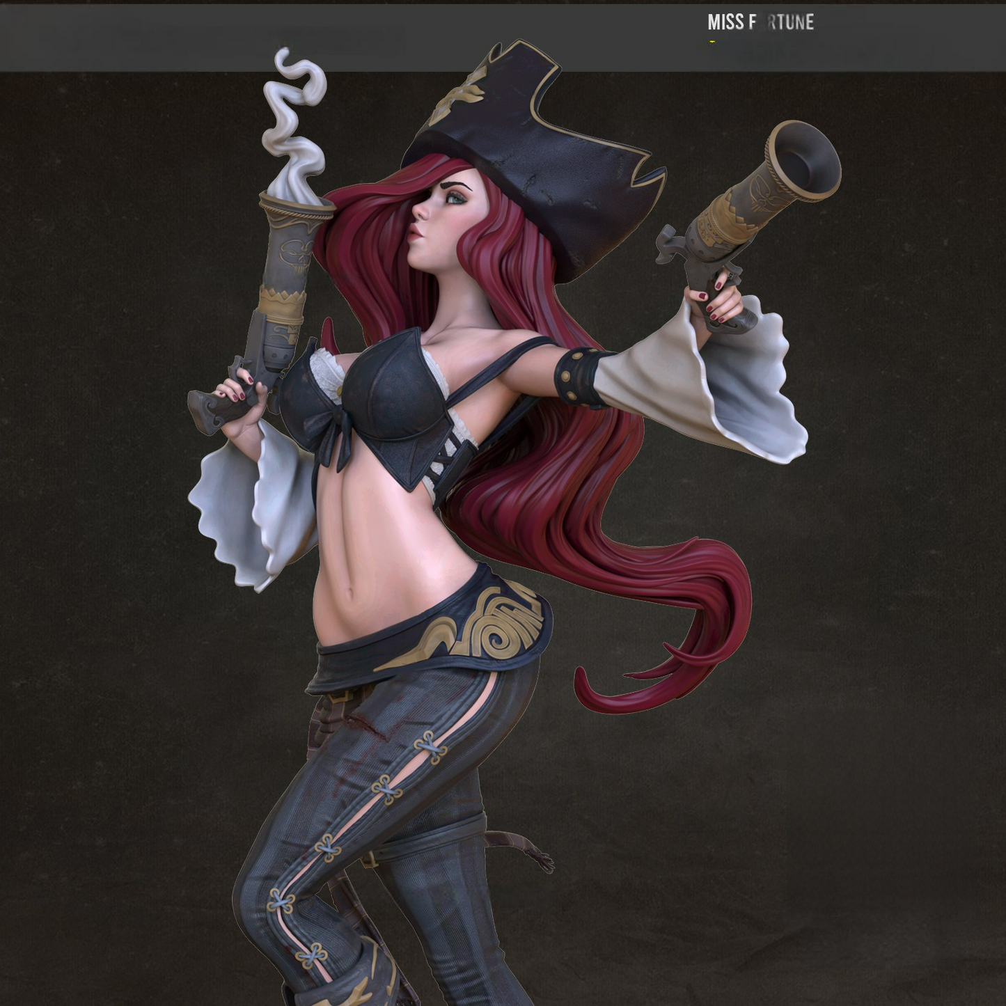 0504 Miss Fortune NSFW - League of Legends (1870) - STL 3D Print Files