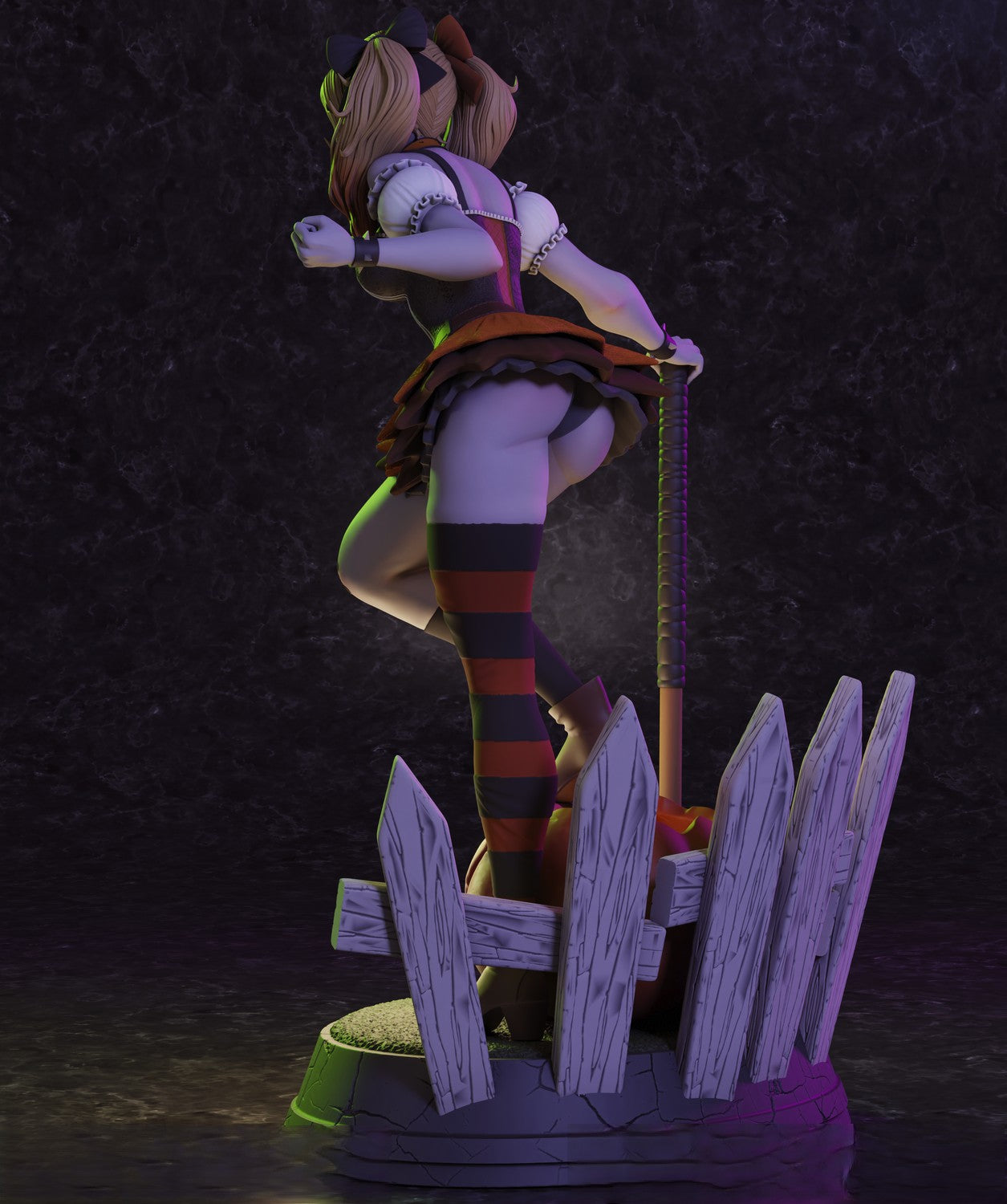 0733 Harley Quinn Halloween - DC Comics (1570)  - STL 3D Print Files