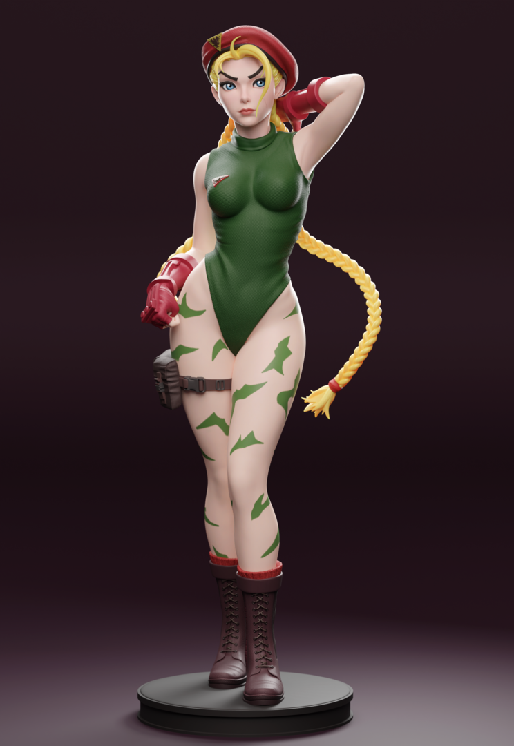 0728 Cammy NSFW - Street Fighter (1439) - STL 3D Print Files