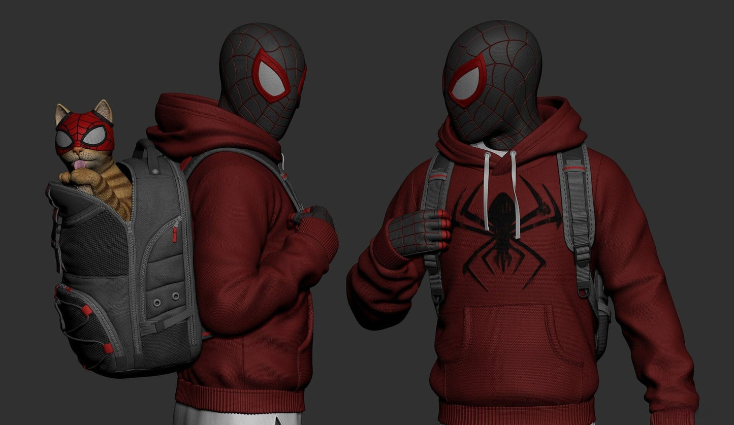 0479 Miles Morales - Spider-Man (1327) - STL 3D Print Files