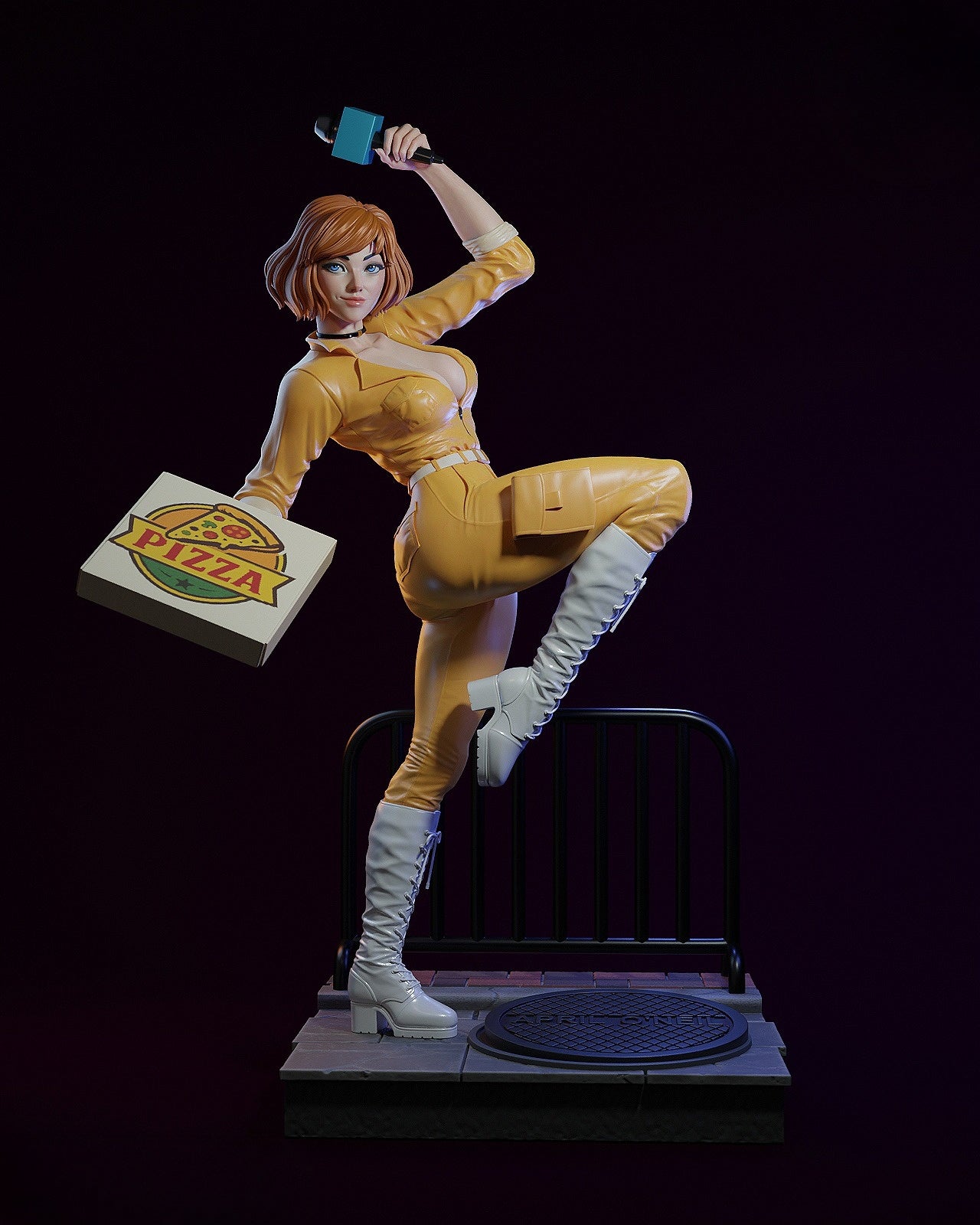 1002 April O Neil - STL 3D Print Files