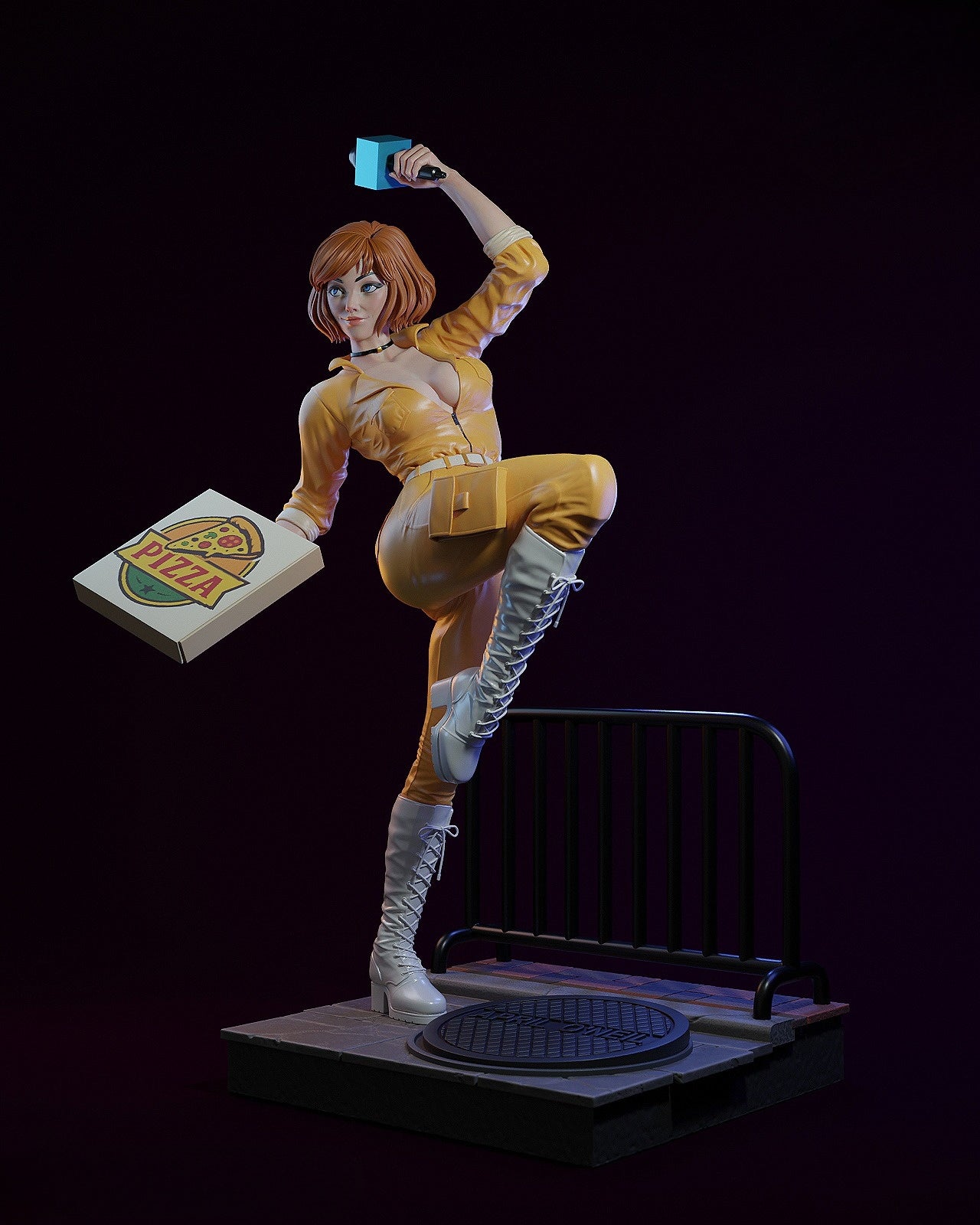 1002 April O Neil - STL 3D Print Files