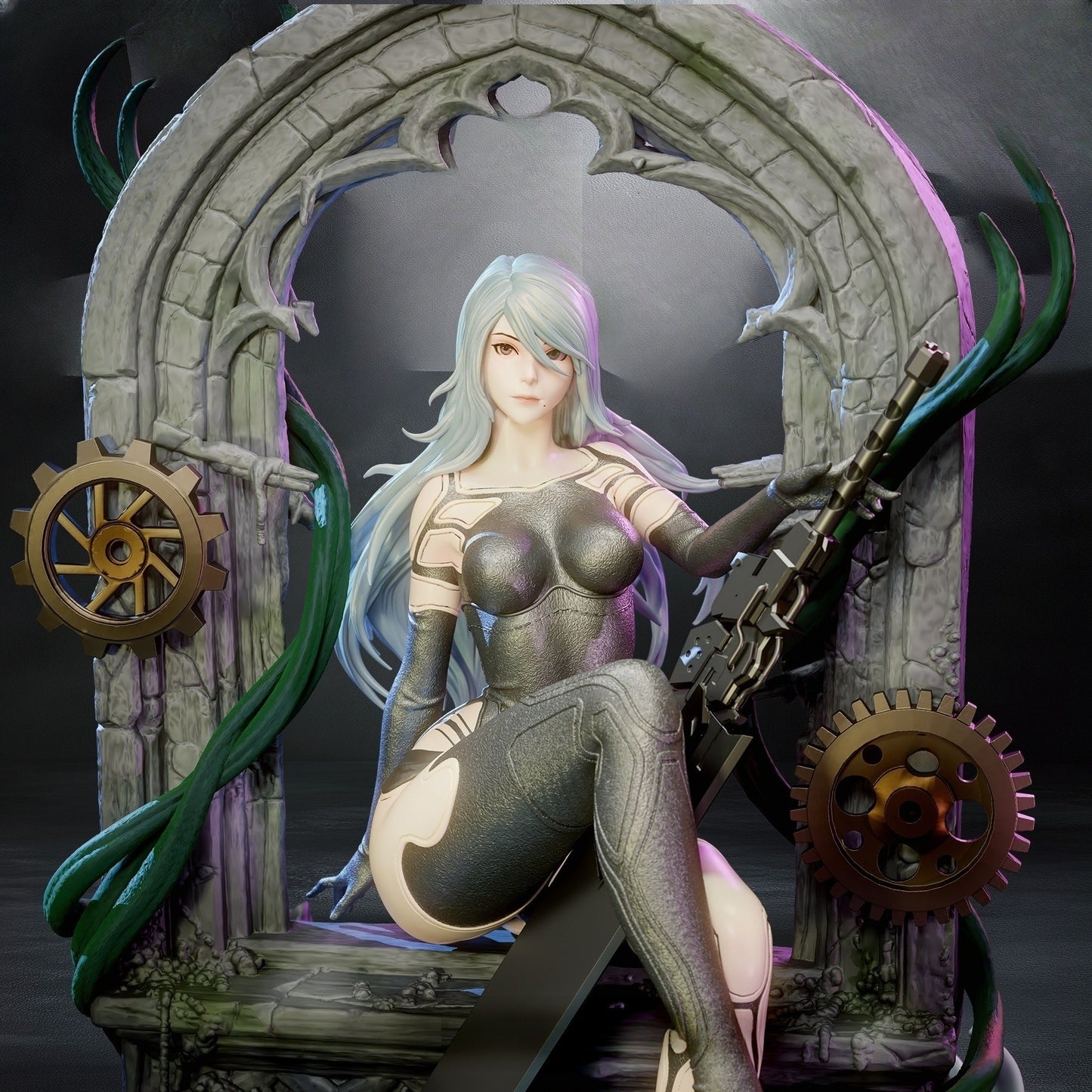 1193 A2_NieR Automata NSFW - STL 3D Print Files