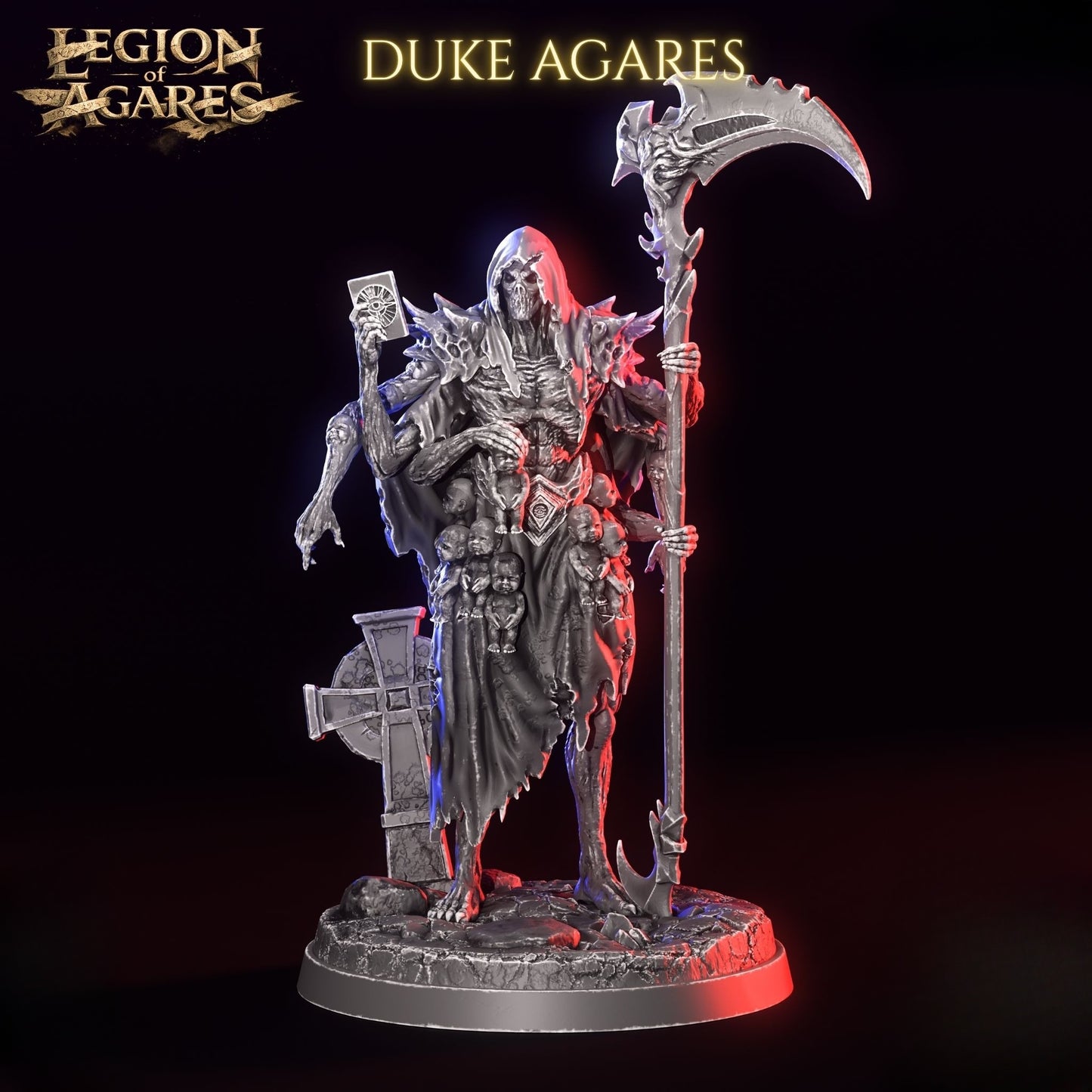1508 Legion of Agares Miniatures Set April2026 - STL 3D Print Files