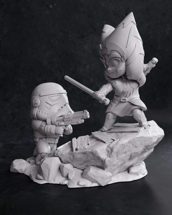 0033 Ahsoka Tano from Star Wars - STL 3D Print Files