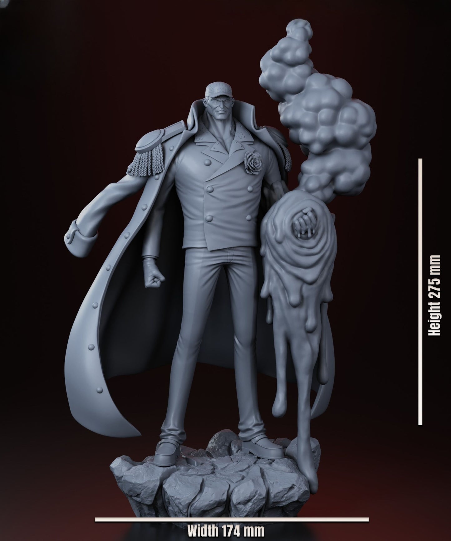 0232 Akainu Sakazuki (OP) - STL 3D Print Files