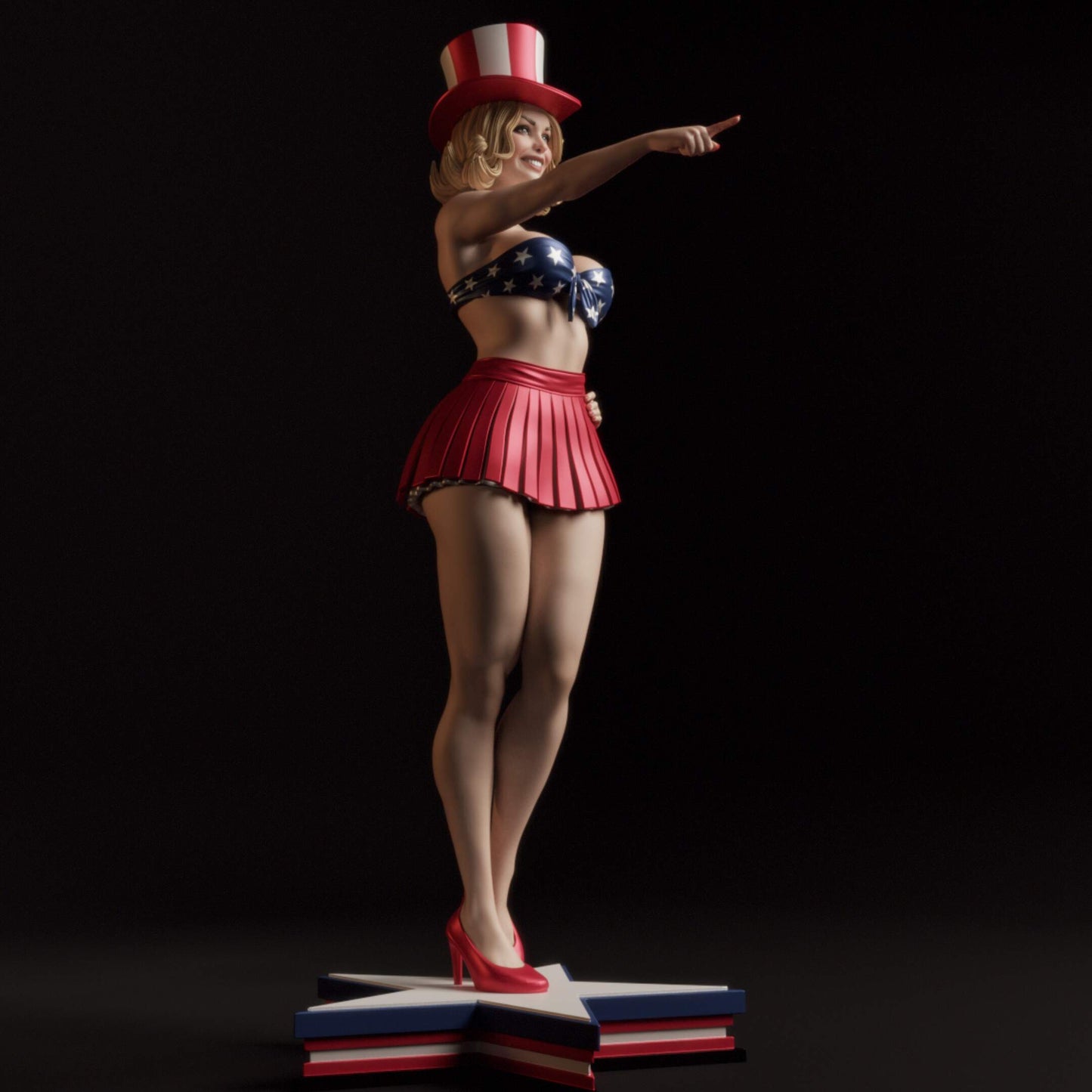 1660 All American Bombshell - STL 3D Print Files