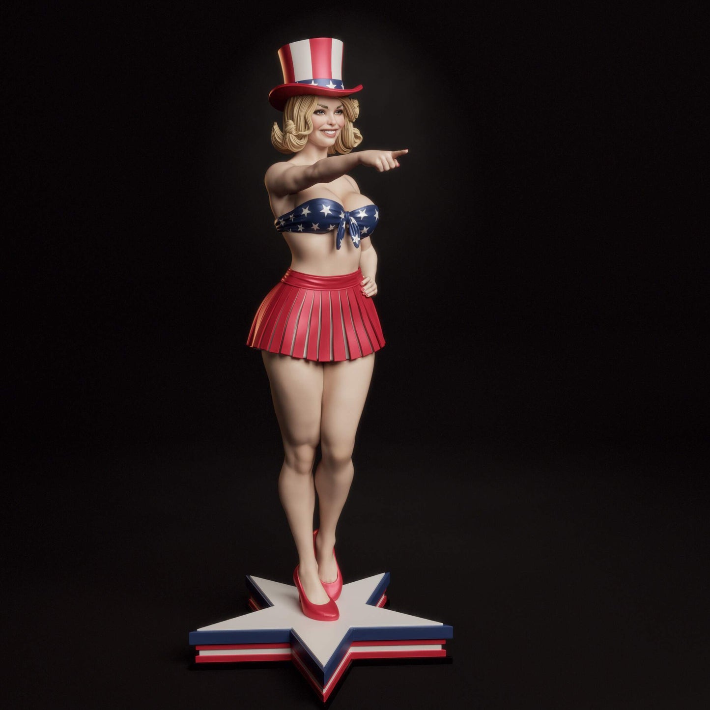 1660 All American Bombshell - STL 3D Print Files
