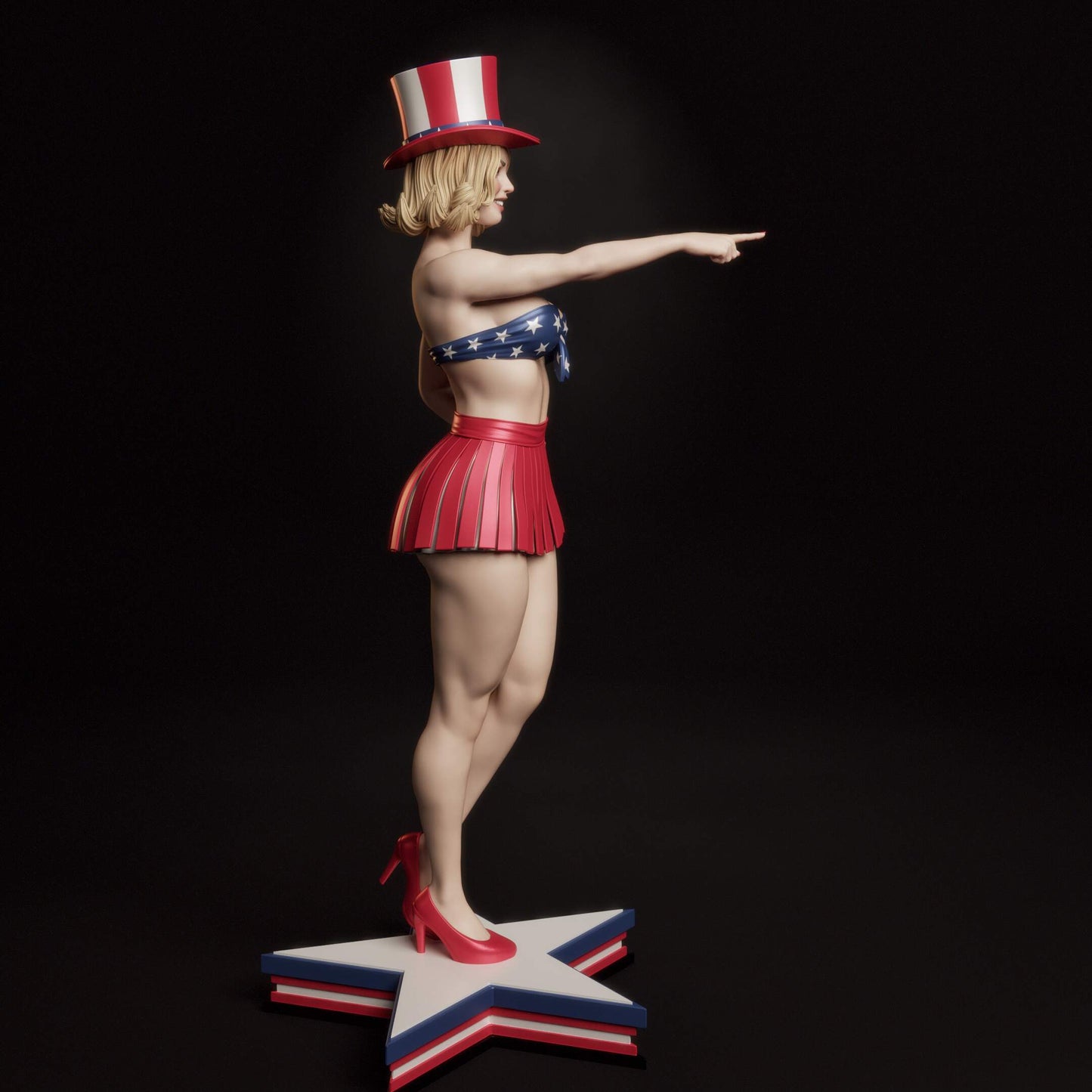 1660 All American Bombshell - STL 3D Print Files