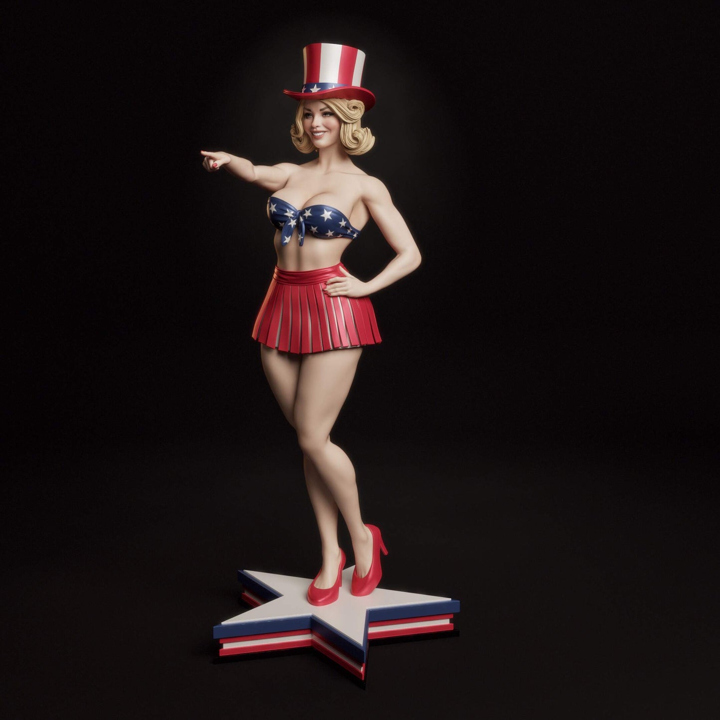 1660 All American Bombshell - STL 3D Print Files