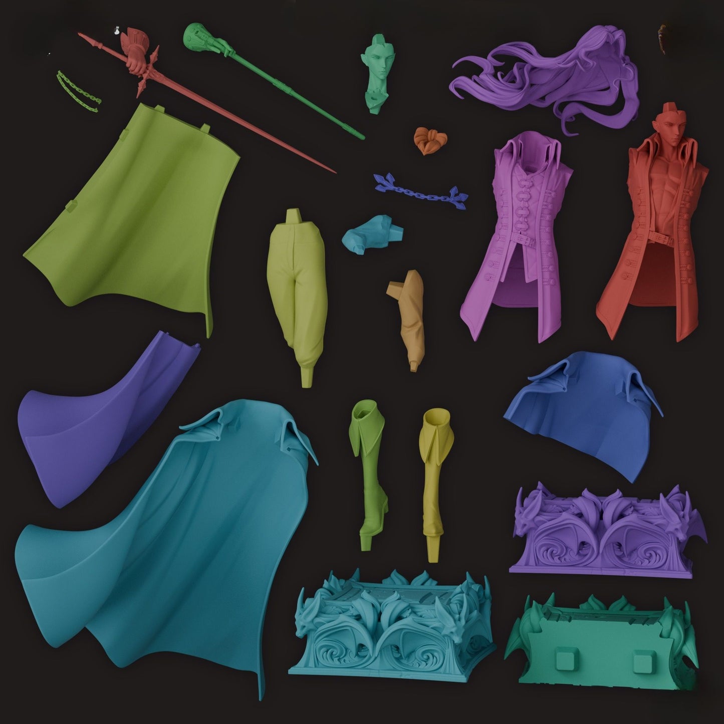 0513 Alucard - STL 3D Print Files