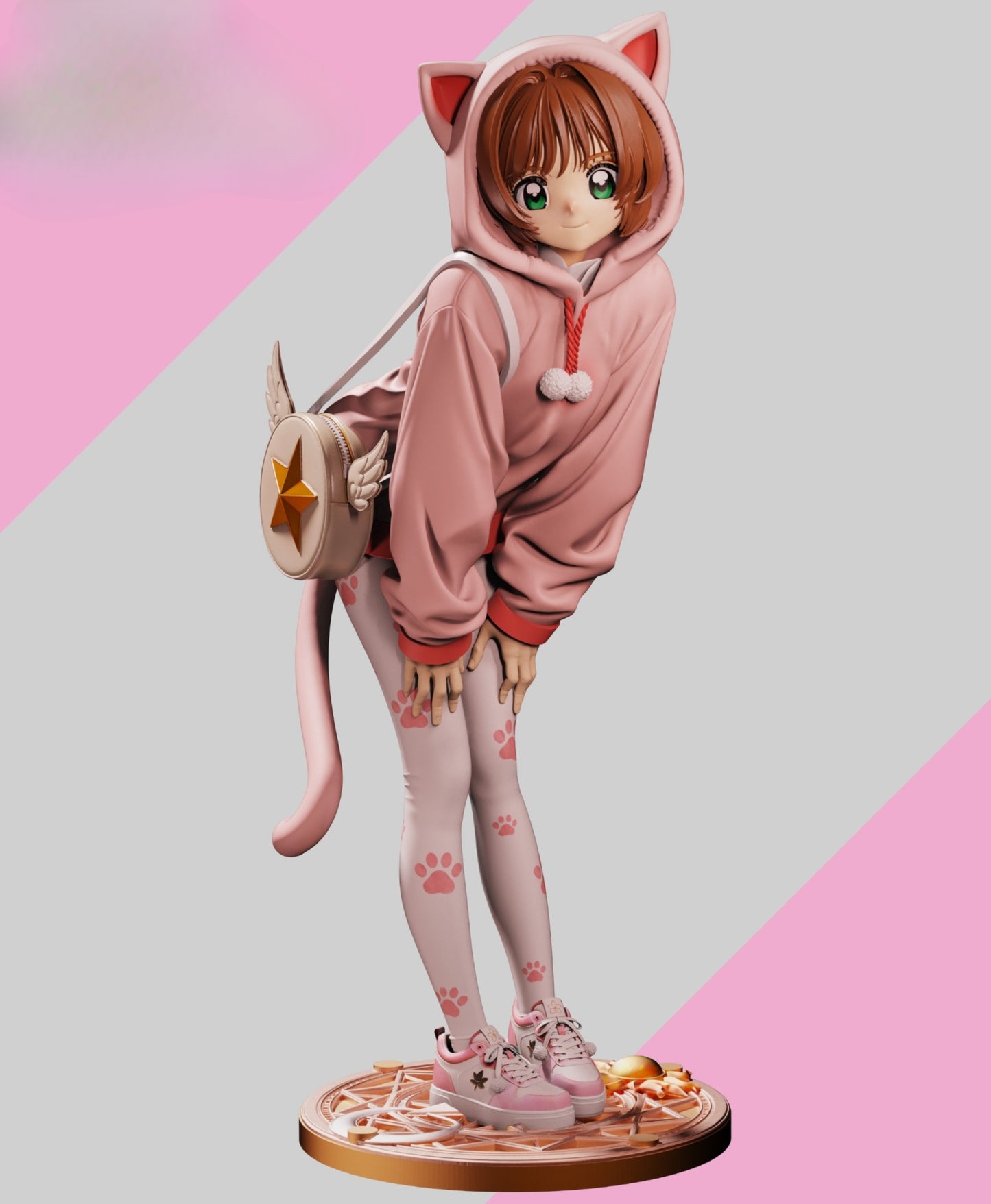 1166 Anime Girls_Sakura - STL 3D Print Files