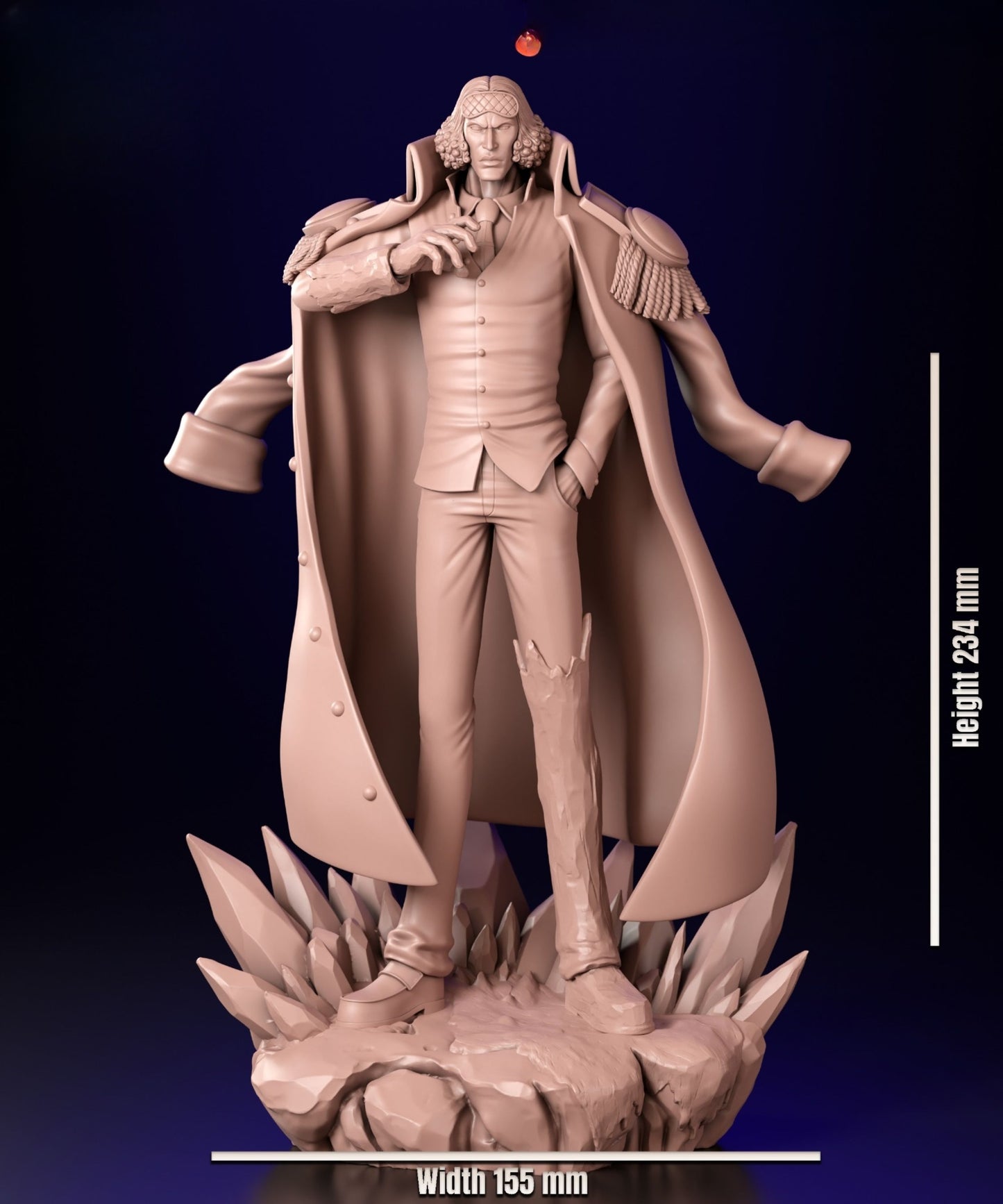 0230 Kuzan Aokiji (OP) - STL 3D Print Files
