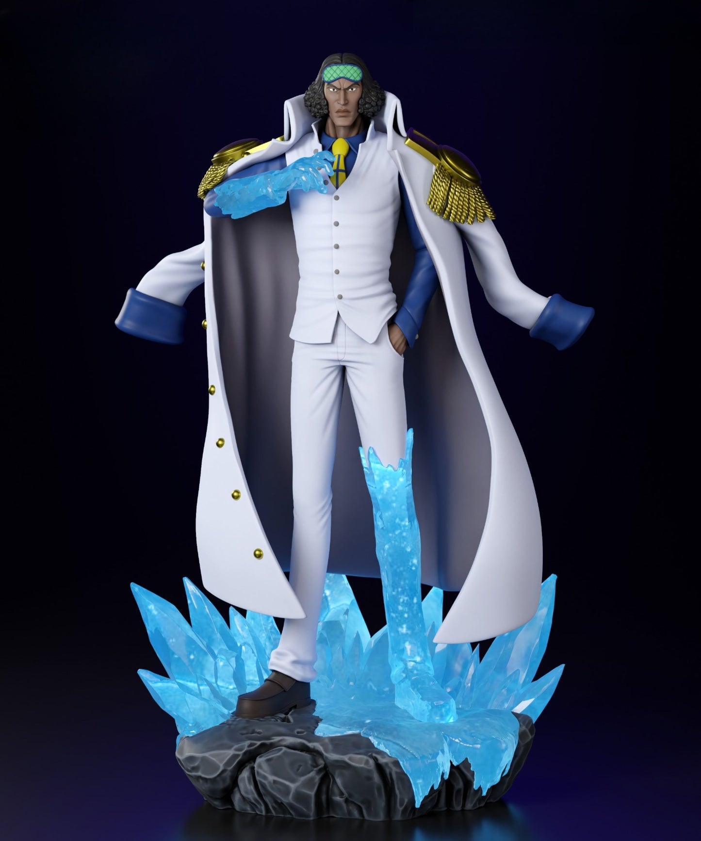 0230 Kuzan Aokiji (OP) - STL 3D Print Files
