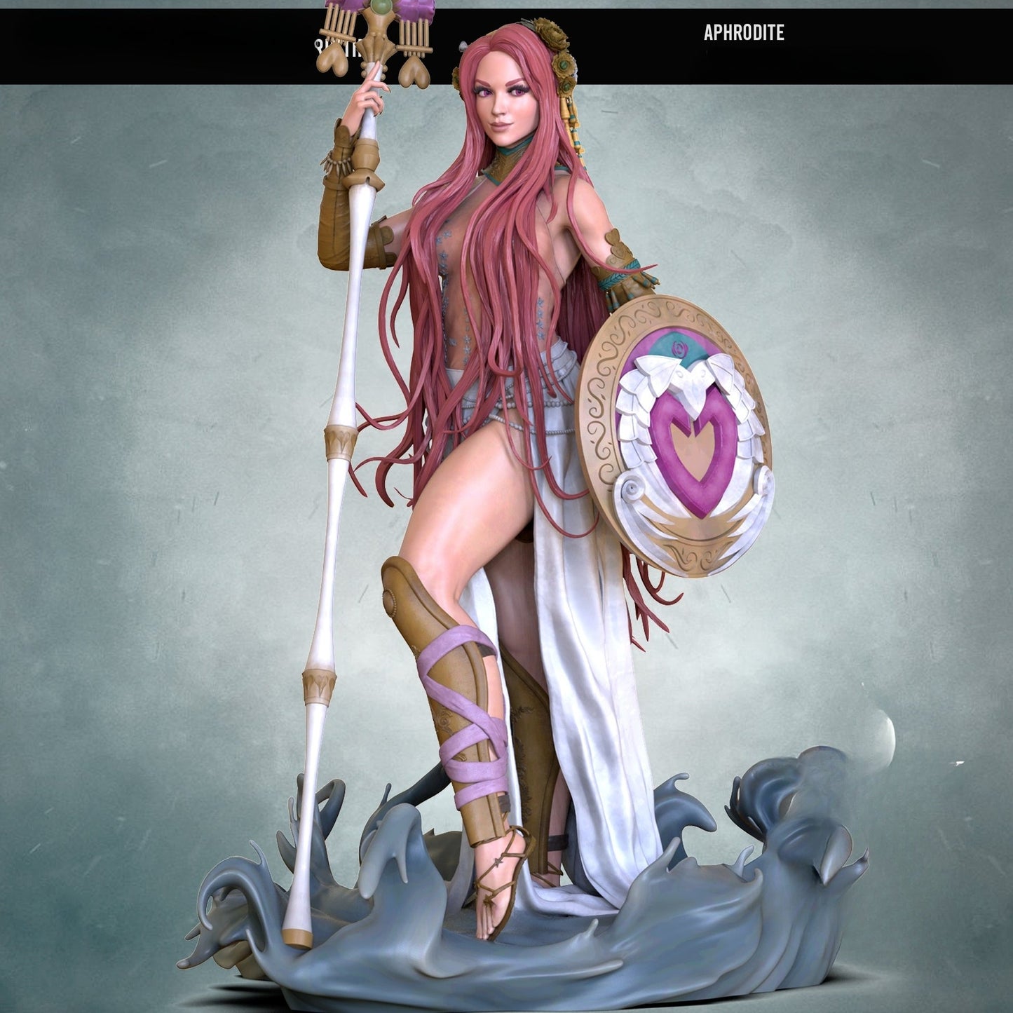0690 Aphrodite - Goddess of Love (3451) - STL 3D Print Files