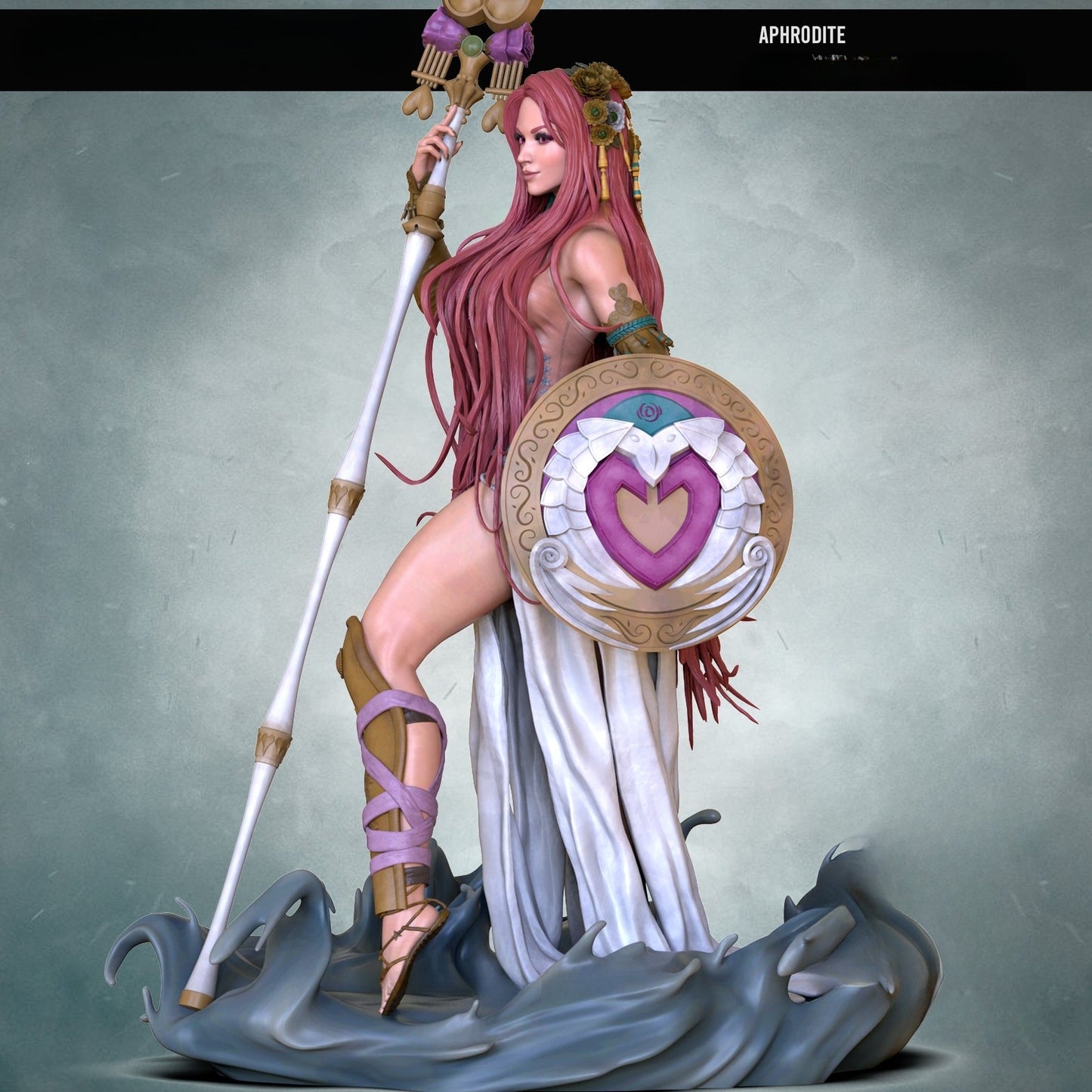 0690 Aphrodite - Goddess of Love (3451) - STL 3D Print Files