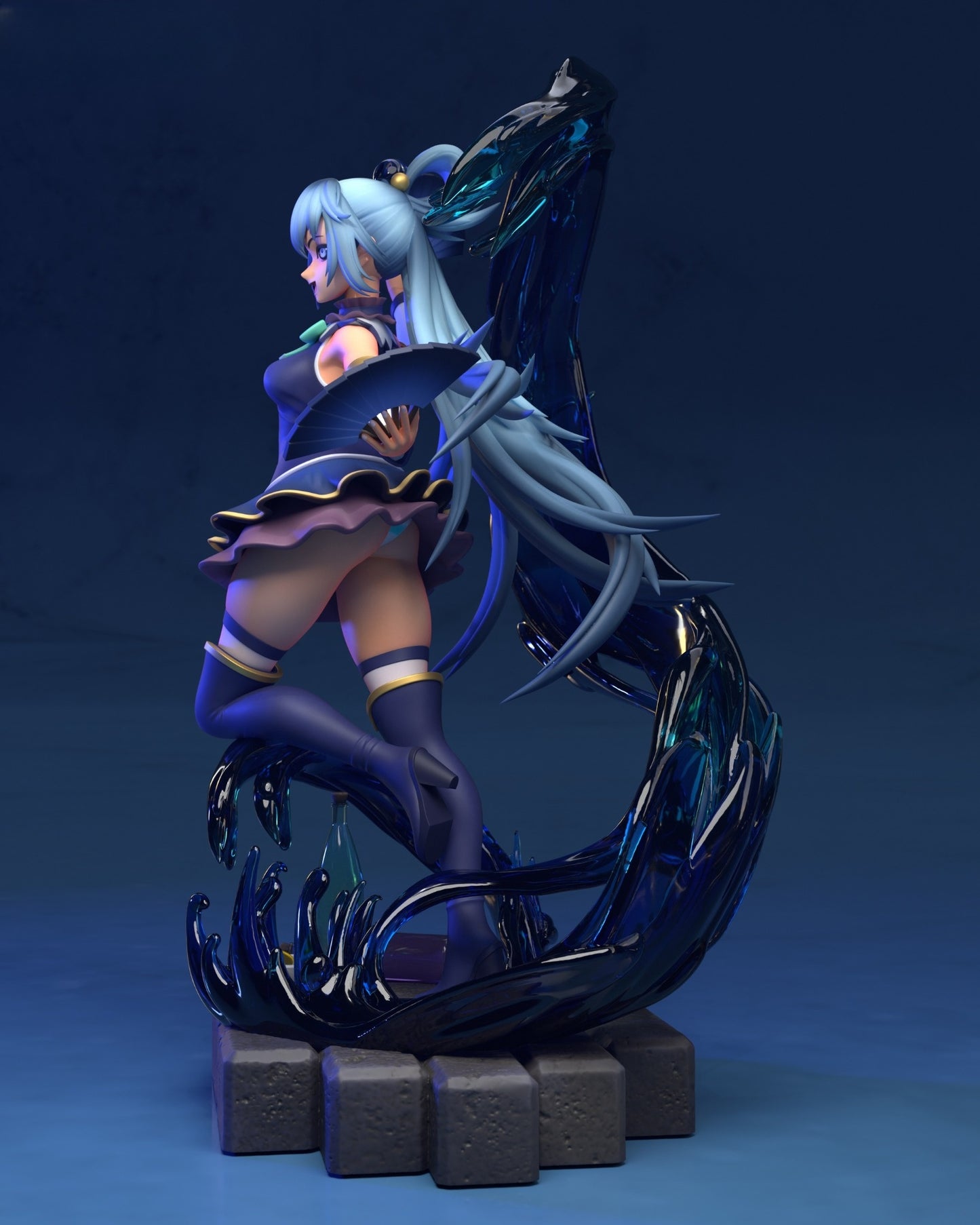 1136 Aqua_KonoSuba - STL 3D Print Files