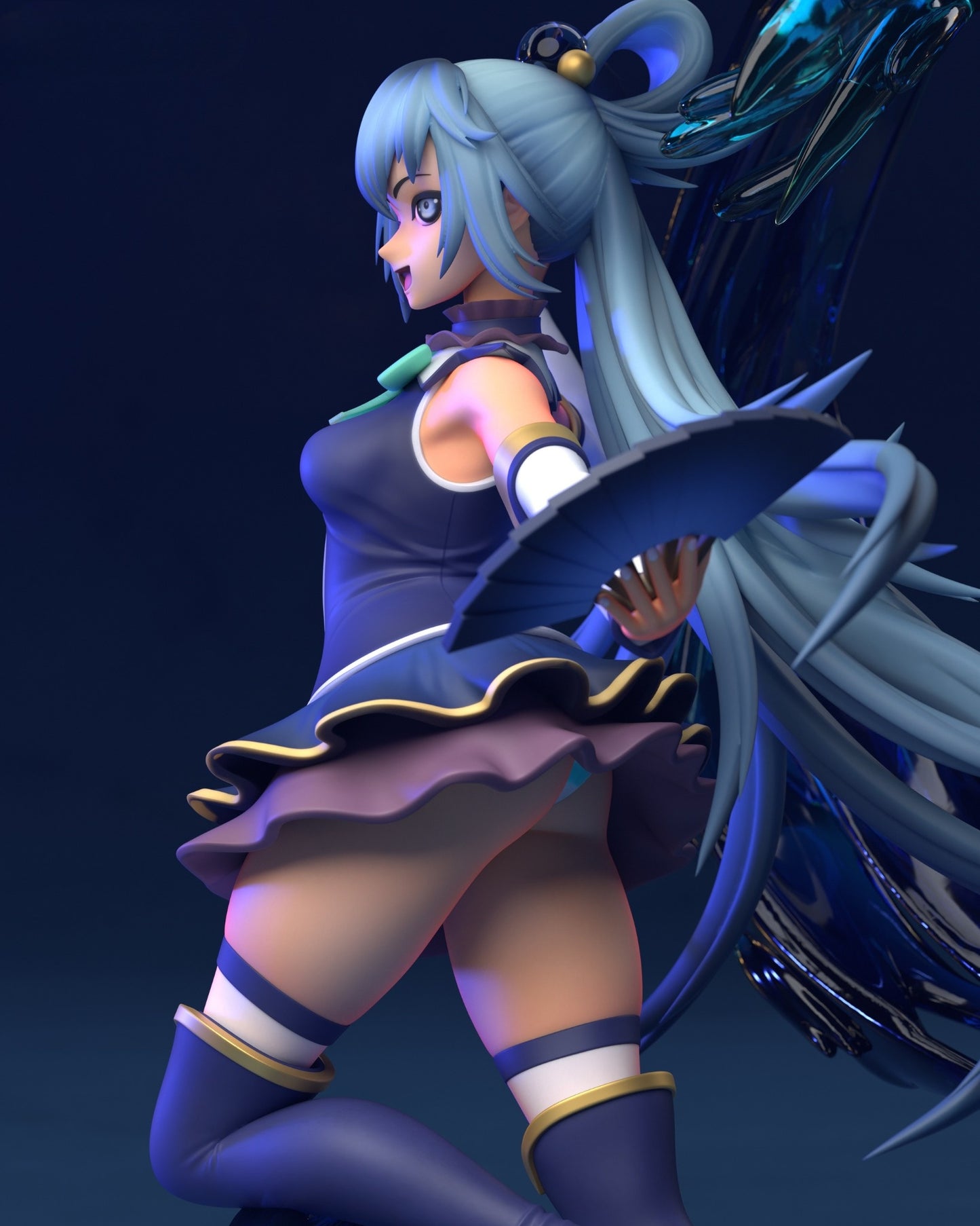 1136 Aqua_KonoSuba - STL 3D Print Files