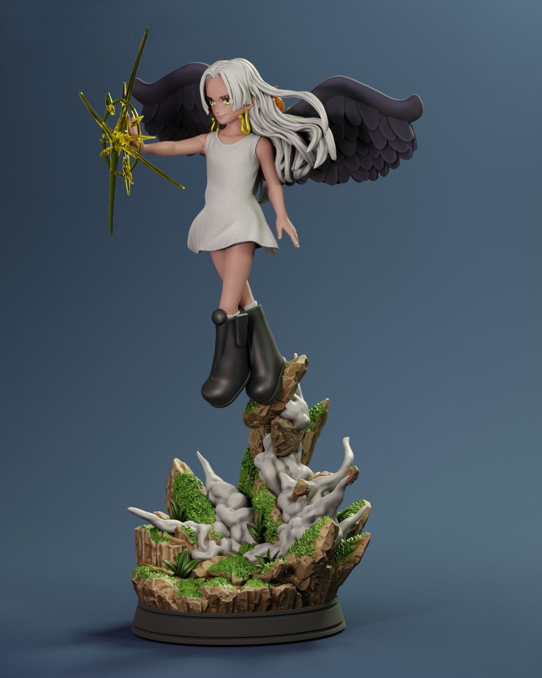0235 Boa Hancock Seraphim (OP) - STL 3D Print Files