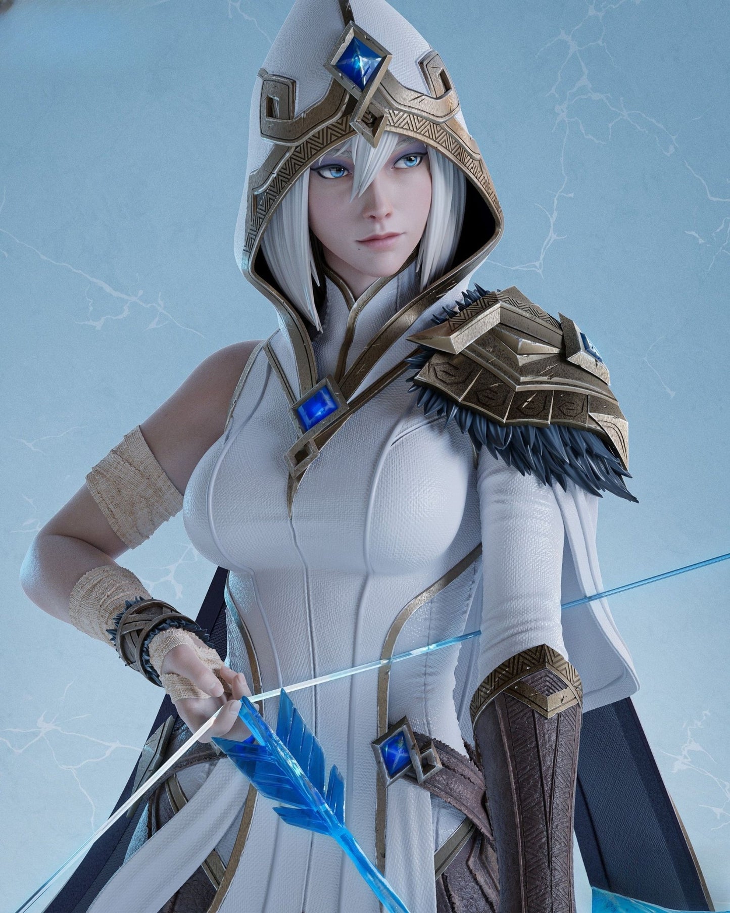 0519 Ashe - League of Legends (3061) - STL 3D Print Files