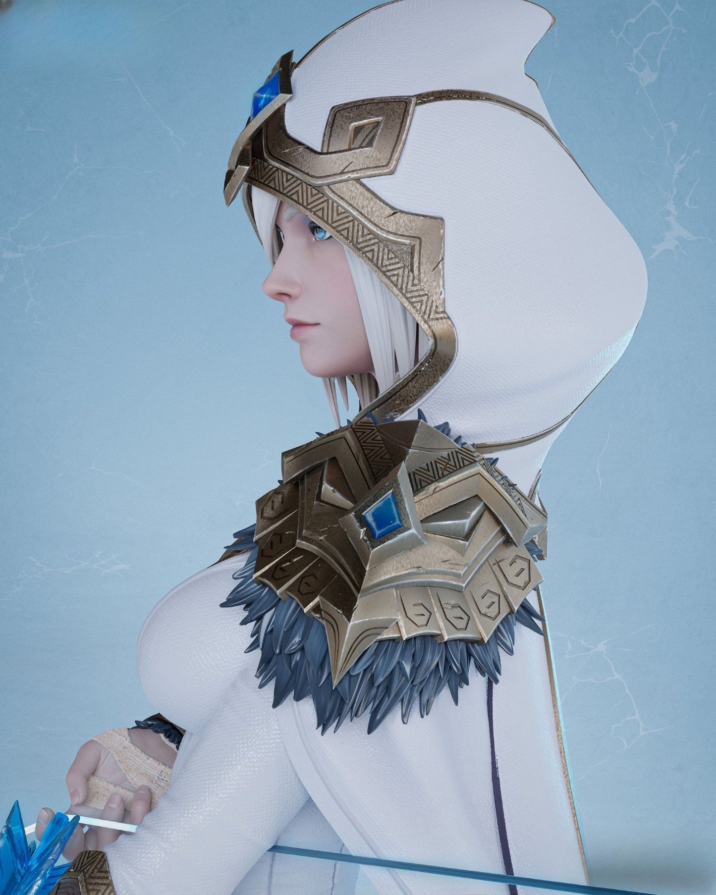 0519 Ashe - League of Legends (3061) - STL 3D Print Files