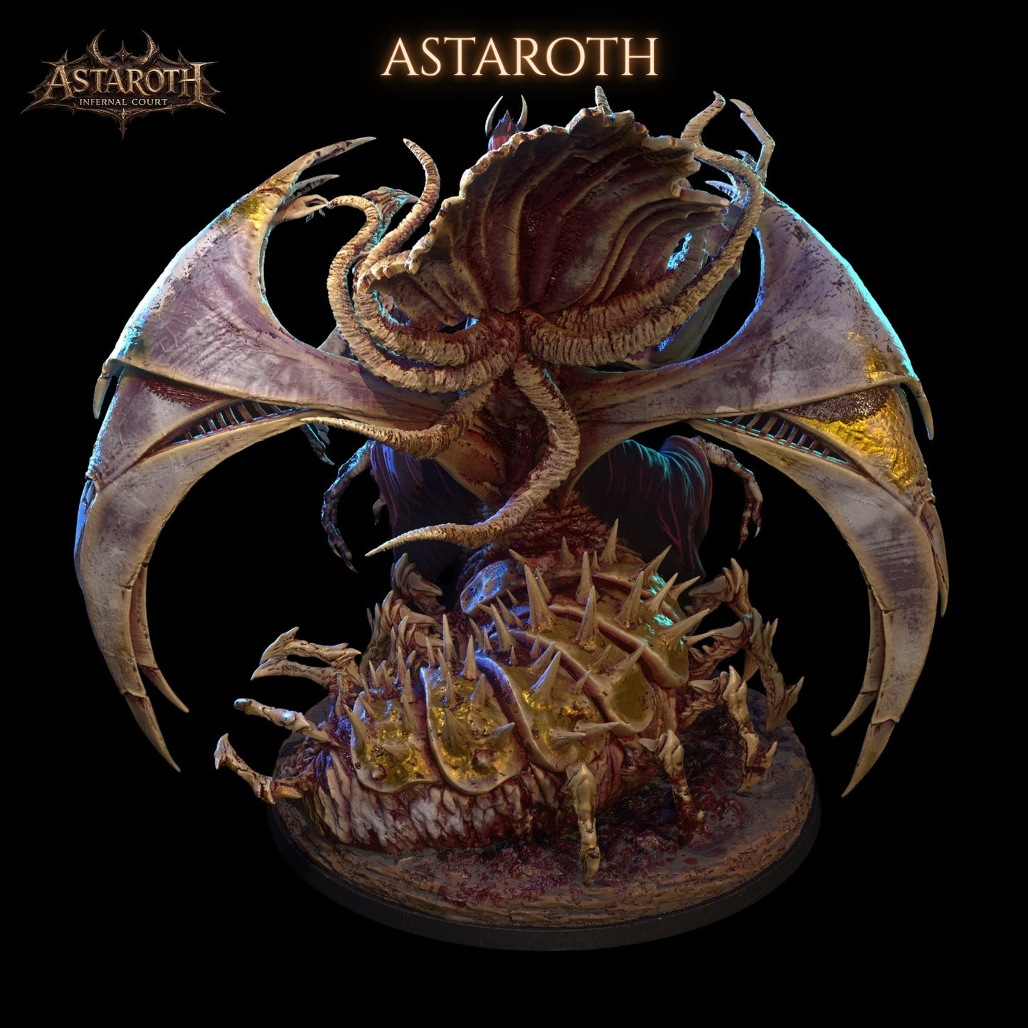 1509 Astaroth Internal Court Miniatures Set May2026 - STL 3D Print Files