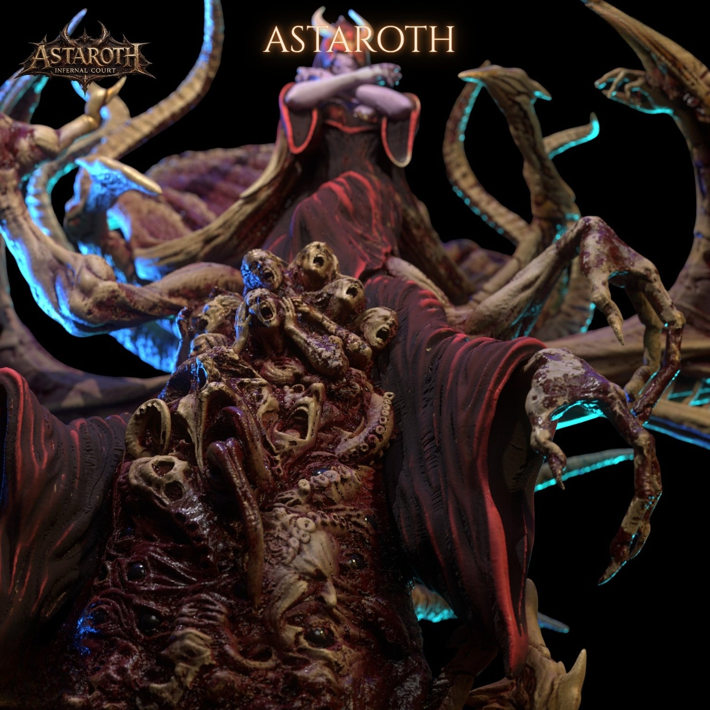 1509 Astaroth Internal Court Miniatures Set May2026 - STL 3D Print Files
