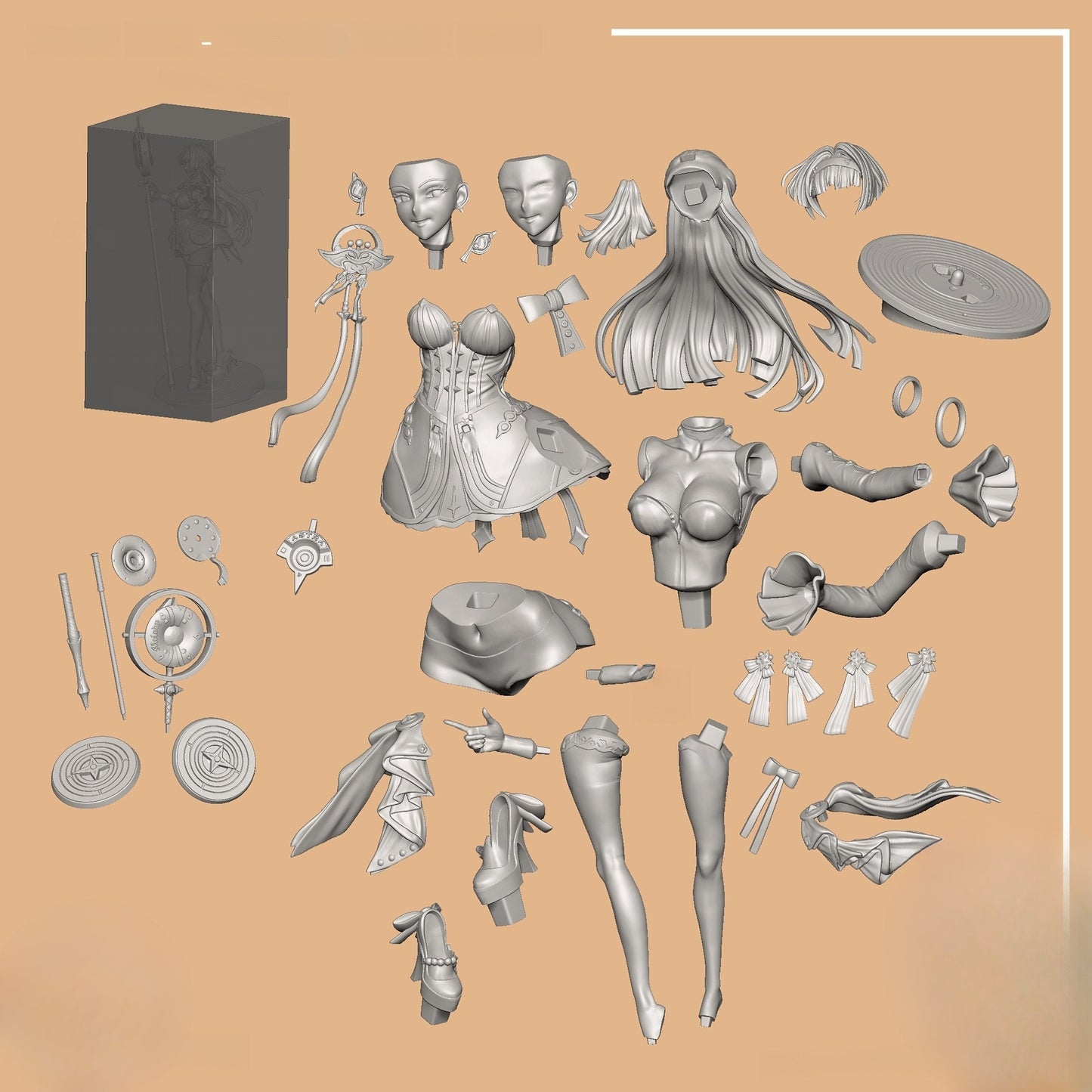 1146 Astra Yao_Zenless Zone Zero - STL 3D Print Files