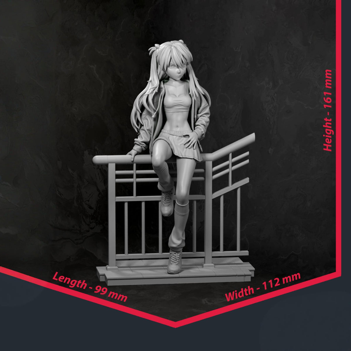 1860 Asuka Langley Soryu_Neon Genesis Evangelion NSFW - STL 3D Print Files